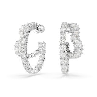 Swarovski - Orecchini Matrix - Placcato Rodio - Zirconia