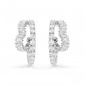 Swarovski - Orecchini Matrix - Placcato Rodio - Zirconia