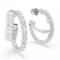 Swarovski - Orecchini Matrix - Placcato Rodio - Zirconia