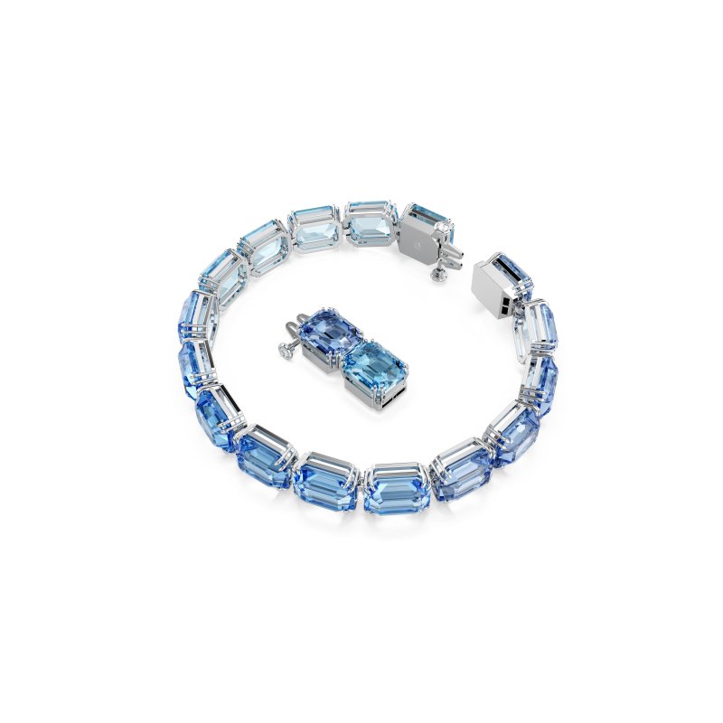 Swarovski - Braccialetto Tennis Millenia - Blu Swarovski - Braccialetto Tennis Millenia - Blu
