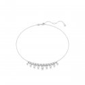Swarovski - Collana Idyllia - Placcato Rodio - Bianca