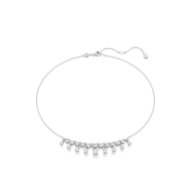 Swarovski - Collana Idyllia - Placcato Rodio - Bianca