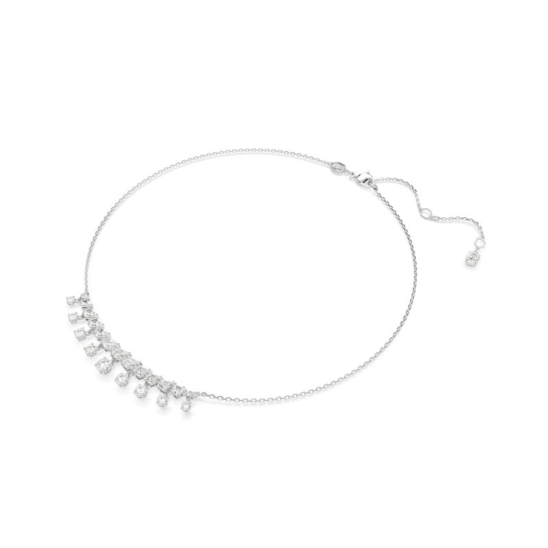 Swarovski - Collana Idyllia - Placcato Rodio - Bianca