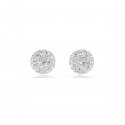 Swarovski - Orecchini A Lobo Dextera - Cristalli - Bianco
