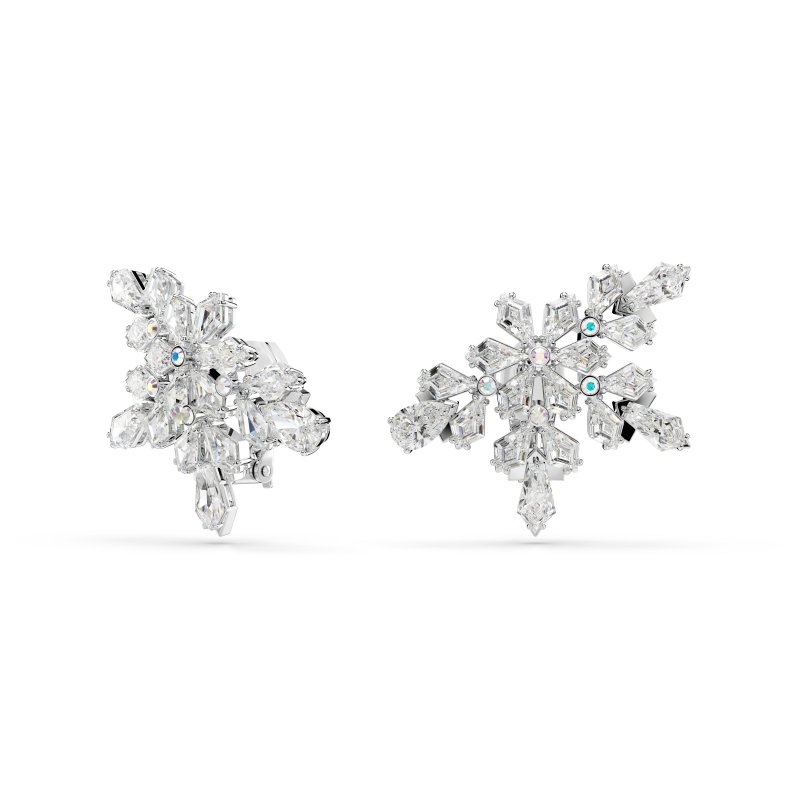 Swarovski - Orecchini Idyllia - Placcato Rodio - Bianco