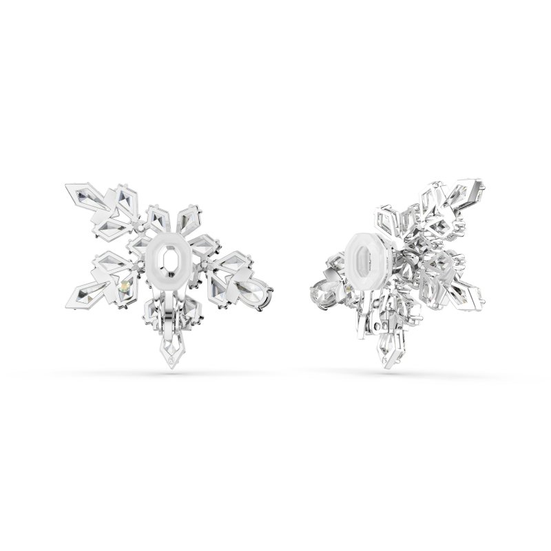 Swarovski - Orecchini Idyllia - Placcato Rodio - Bianco
