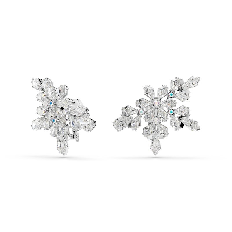 Swarovski - Orecchini Idyllia - Placcato Rodio - Bianco