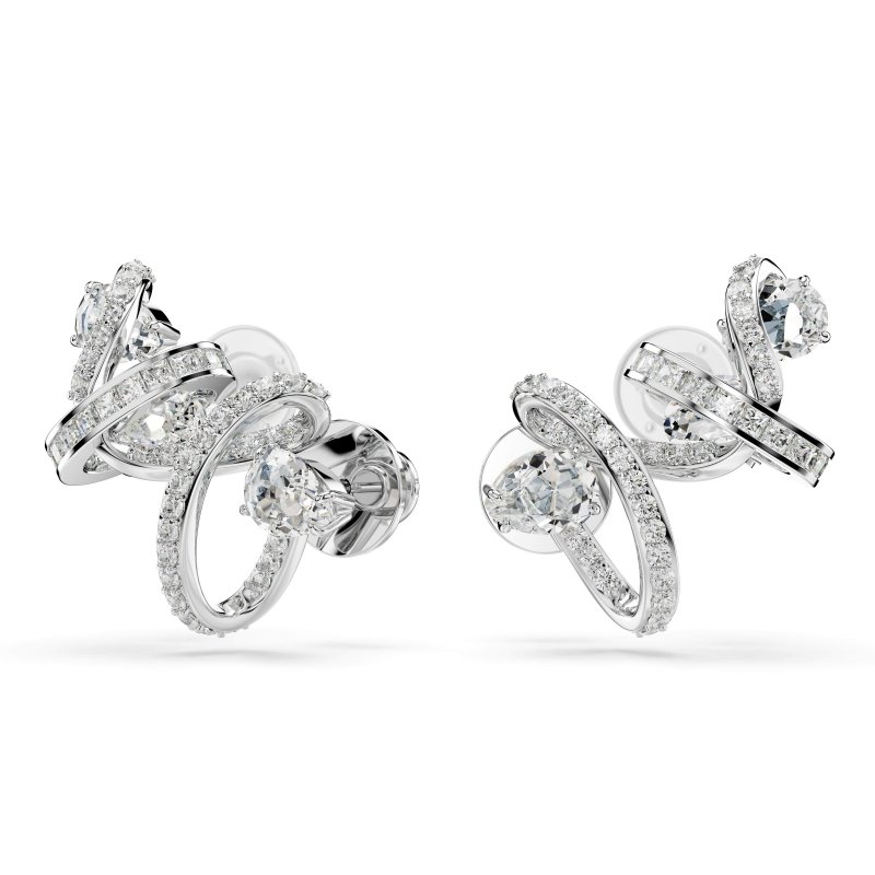 Swarovski - Orecchino Ear Cuff - Cristalli - Bianco