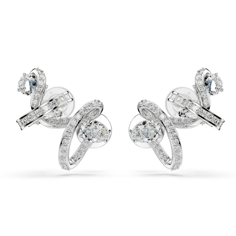 Swarovski - Orecchino Ear Cuff - Cristalli - Bianco