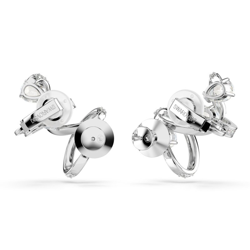 Swarovski - Orecchino Ear Cuff - Cristalli - Bianco