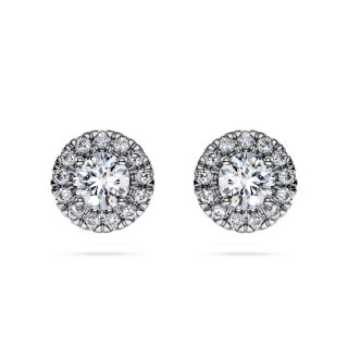 Swarovski - Orecchini Eternity - Oro Bianco - Diamanti