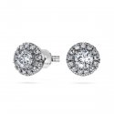 Swarovski - Orecchini Eternity - Oro Bianco - Diamanti