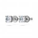 Swarovski - Orecchini Eternity - Oro Bianco - Diamante