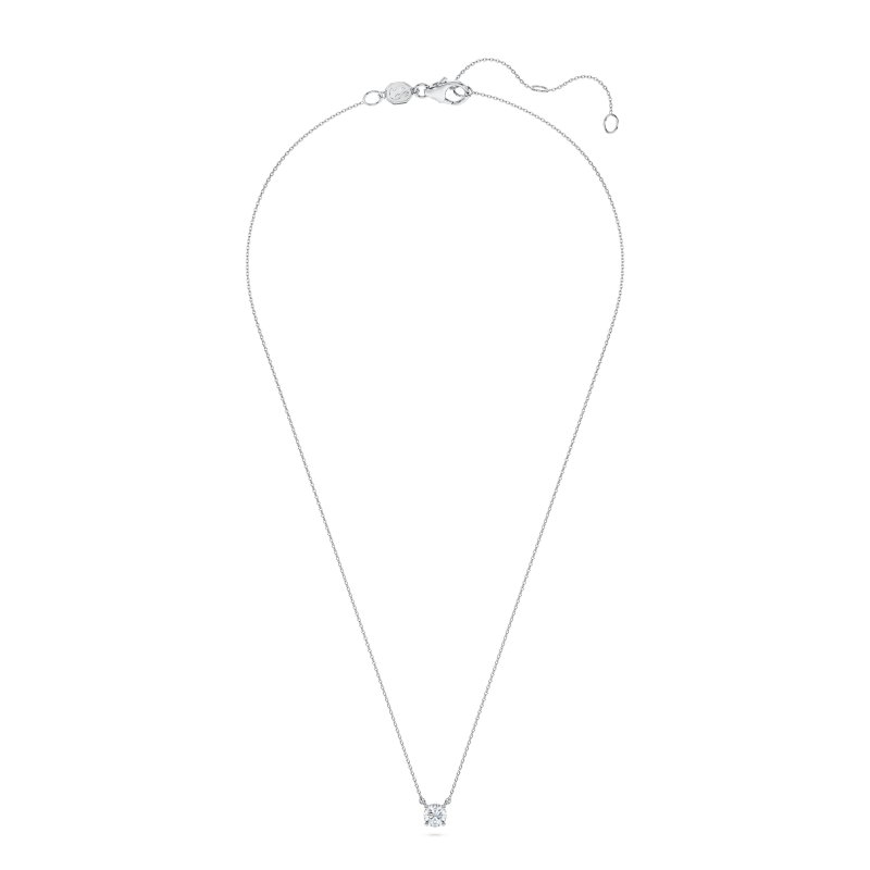 Swarovski - Pendente Eternity - Oro Bianco - Diamante