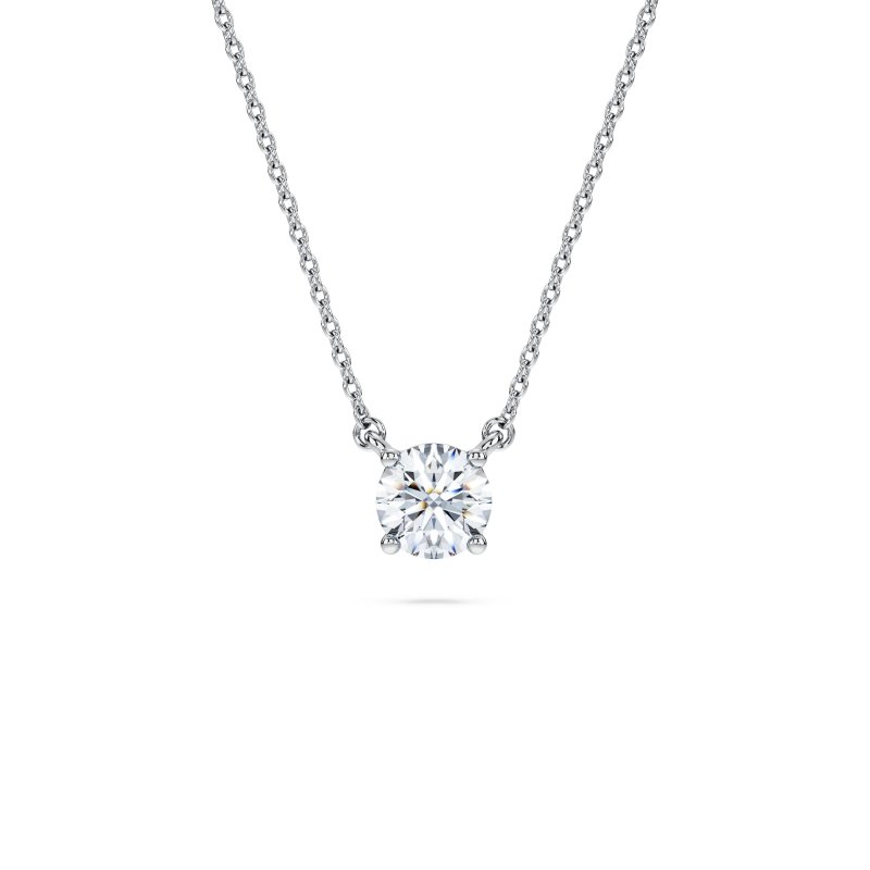 Swarovski - Pendente Eternity - Oro Bianco - Diamante