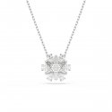 Swarovski - Pendente Idyllia - Placcato Rodio - Bianco
