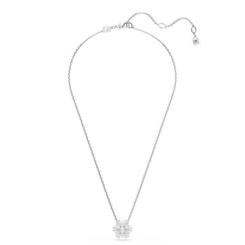 Swarovski - Pendente Idyllia - Placcato Rodio - Bianco