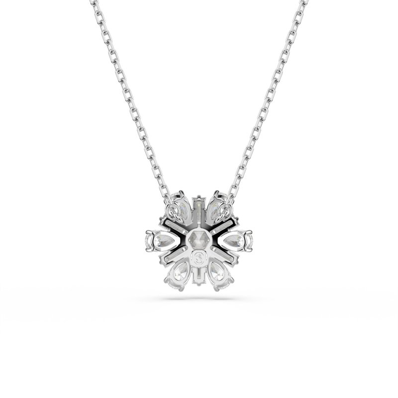 Swarovski - Pendente Idyllia - Placcato Rodio - Bianco
