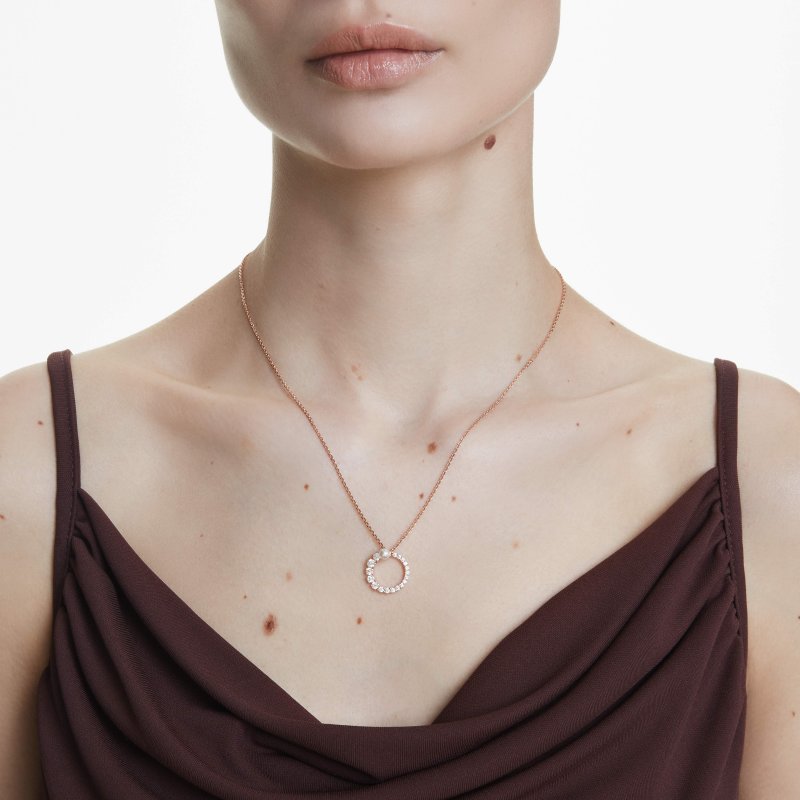 Swarovski - Pendente Matrix - Oro Rosa - Elegante