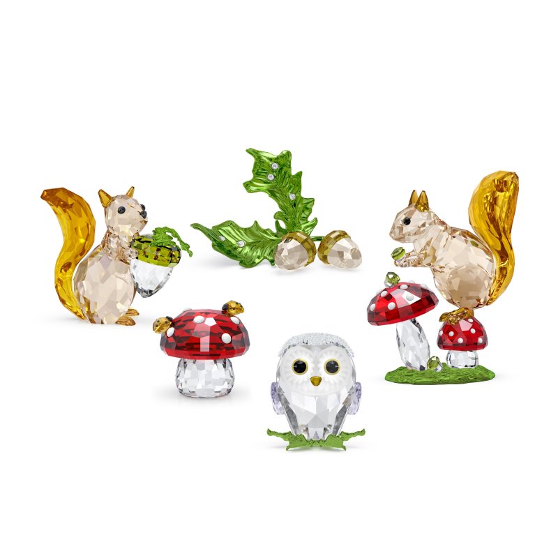 Swarovski - Idyllia Baby Civetta - Cristalli - Bianco