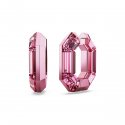 Swarovski - Orecchini A Cerchio - Cristalli - Rosa