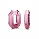 Swarovski - Orecchini A Cerchio - Cristalli - Rosa