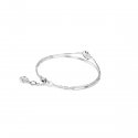 Swarovski - Bracciale Rigido Sublima - Bianco