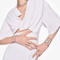 Swarovski - Bracciale Rigido Sublima - Bianco