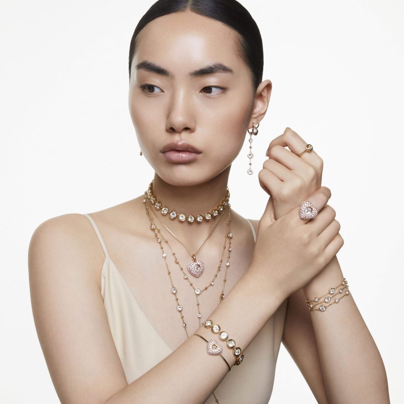 Swarovski - Bracciale Wide Imber - Cristalli - Oro