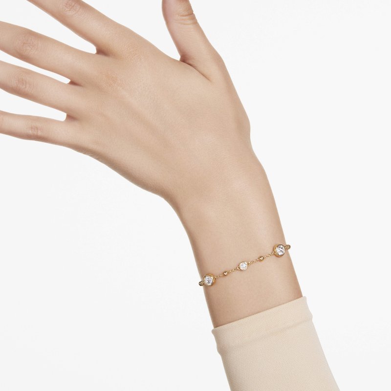 Swarovski - Braccialetto Imber - Placcato Oro - Cristalli