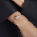 Swarovski - Bracciale Rigido Idyllia - Cuore - Bianco