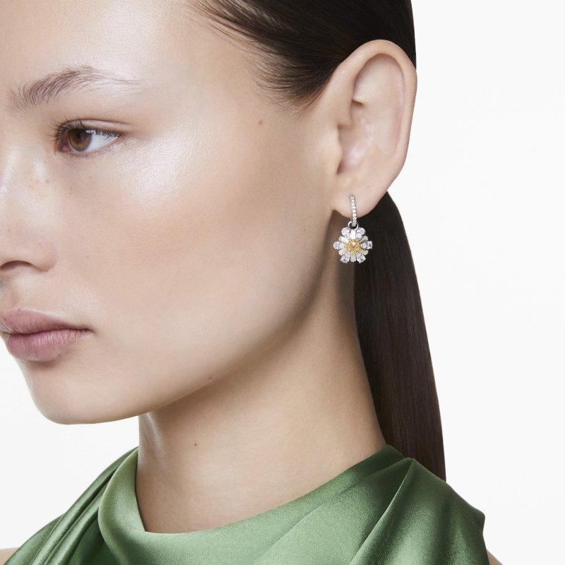 Swarovski - Orecchini Idyllia - Cristalli - Giallo