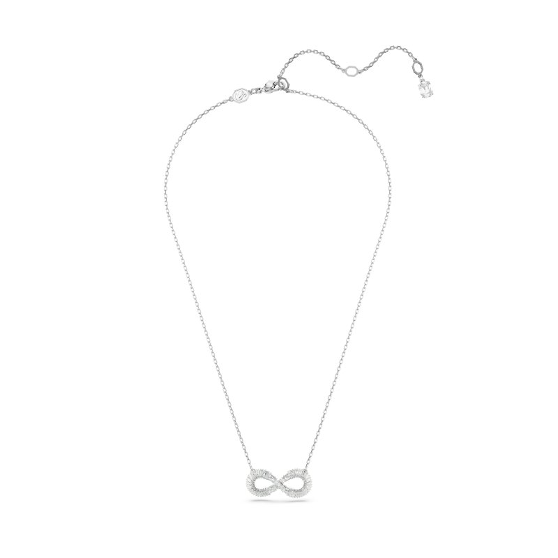 Swarovski - Pendente Hyperbola - Placcato Rodio - Bianco