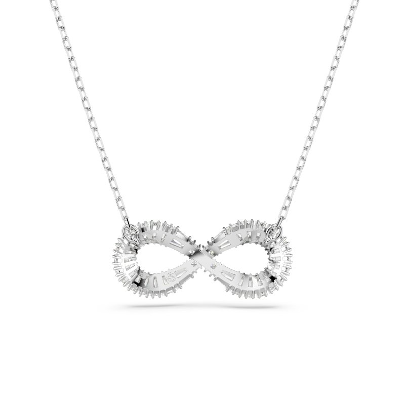 Swarovski - Pendente Hyperbola - Placcato Rodio - Bianco