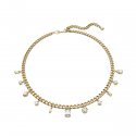 Swarovski - Collana Dextera - Placcato Oro - Bianco