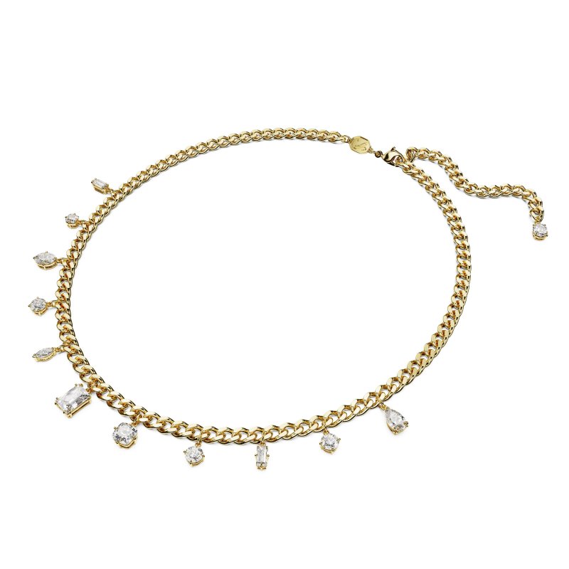 Swarovski - Collana Dextera - Placcato Oro - Bianco