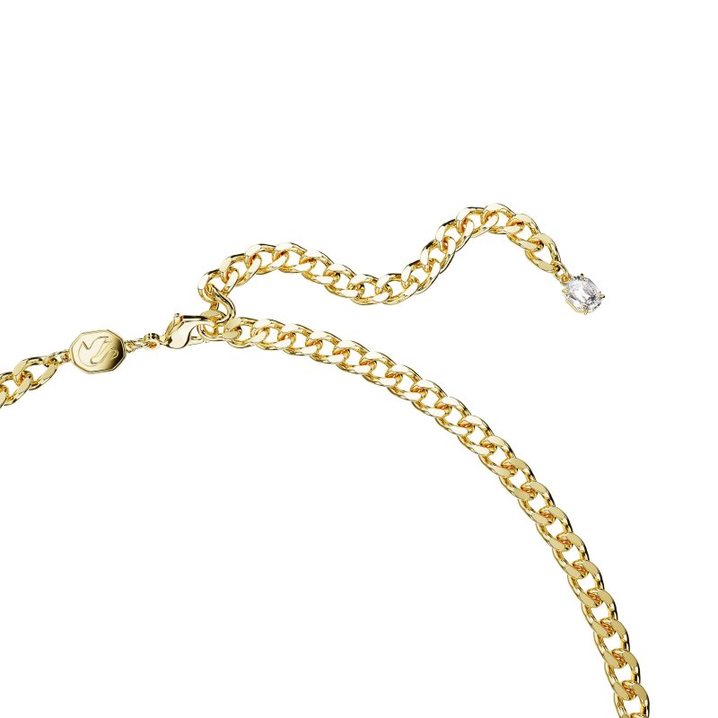 Swarovski - Collana Dextera - Placcato Oro - Bianco
