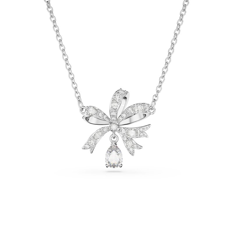 Swarovski - Collana Hyperbola - Bianca - Cristalli