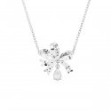 Swarovski - Collana Hyperbola - Bianca - Cristalli