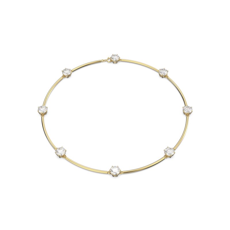 Swarovski - Girocollo Constella - Placcato Oro - Bianco