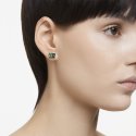 Swarovski - Orecchini Matrix - Placcato Rodio - Verde
