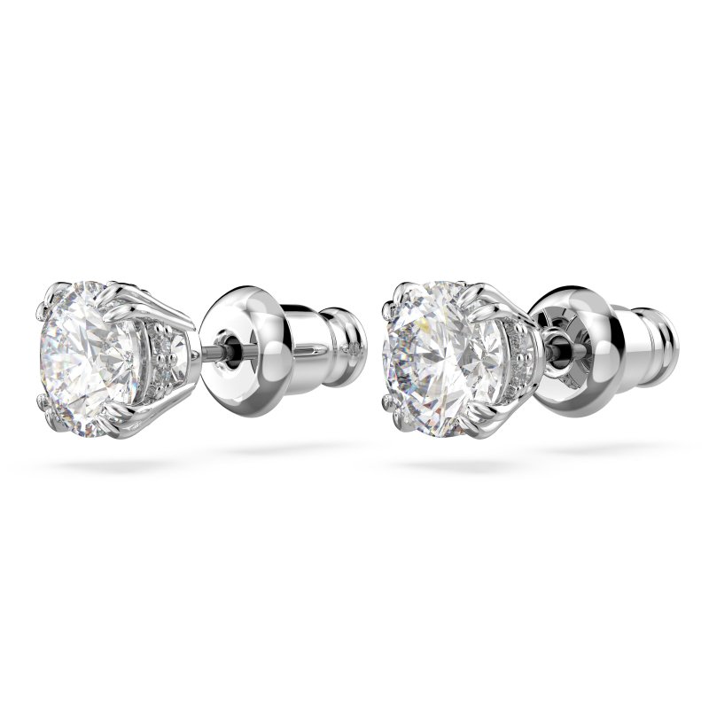Swarovski - Orecchini A Lobo Stilla - Placcato Rodio