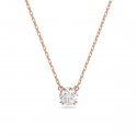 Swarovski - Pendente Stilla - Oro Rosa - Bianco