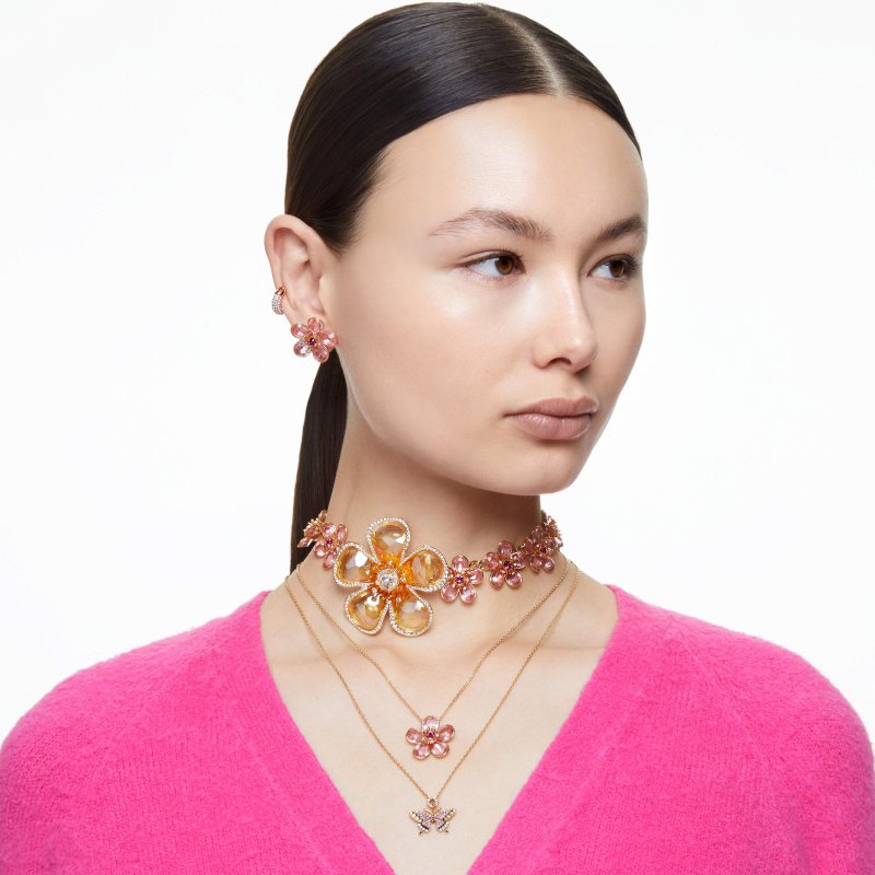 Swarovski - Orecchini A Cerchio Dextera - Cristalli