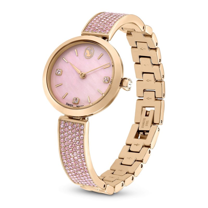 Swarovski - Orologio Illumina - Acciaio - Rosa