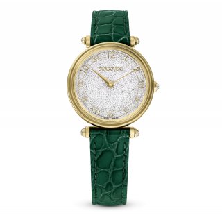 Swarovski - Orologio Crystalline Wonder - Pelle Verde