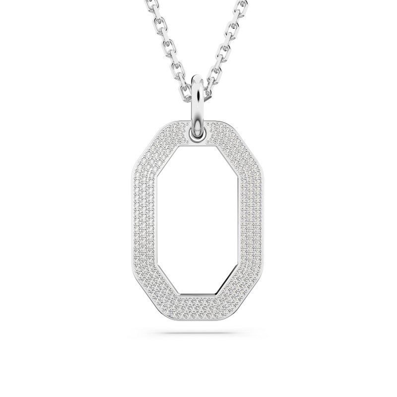 Swarovski - Pendente Dextera - Ottagonale - Bianco