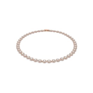 Swarovski - Collana Tennis Una Angelic - Oro Rosa