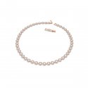 Swarovski - Collana Tennis Una Angelic - Oro Rosa