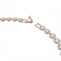 Swarovski - Collana Tennis Una Angelic - Oro Rosa